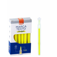 MARCA TEXTO FLUORESCENTE AMARELO C/12 CA2201
